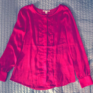 Hot Pink Tuxedo shirt